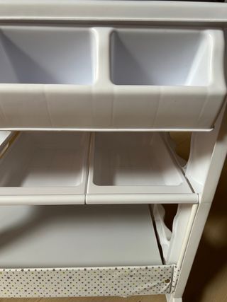 Mueble Cambiador bebe, con bañera y ruedas Babify 