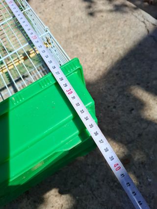 Jaula pájaros - Verde y Blanca