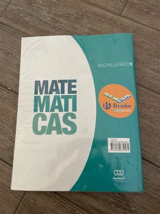 Matemáticas 1 Bachillerato Nueva etapa Bruño Ed...