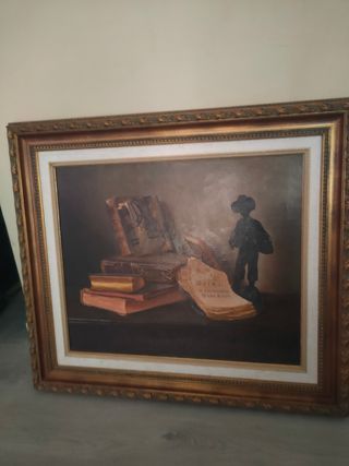Cuadro antiguo estilo clásico 