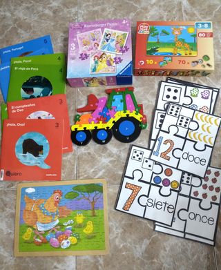 Lote juguetes educativos 