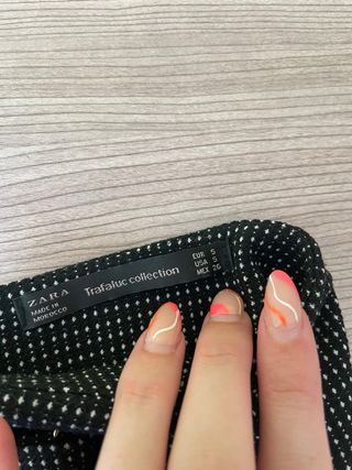 Falda pantalón Zara S - Negra