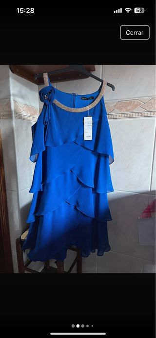 Vestido azul preciado