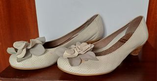 Wonders zapatos piel beige 36