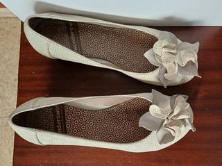 Wonders zapatos piel beige 36