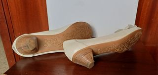 Wonders zapatos piel beige 36