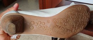 Wonders zapatos piel beige 36