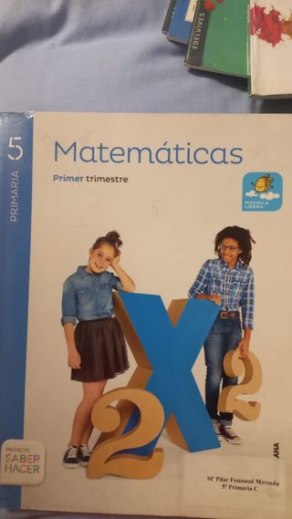 Libro Matemáticas 5° Primaria