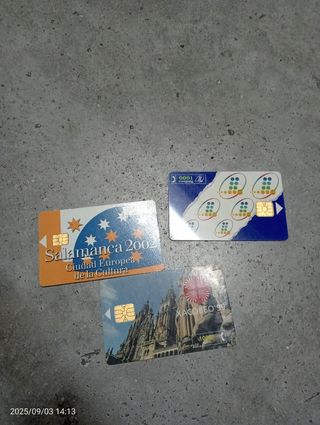 Tarjetas telefónicas