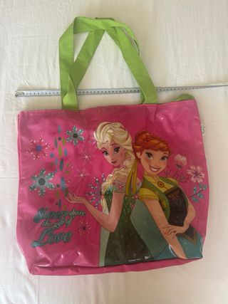 Bolsa grande playa / piscina Frozen Elsa Anna