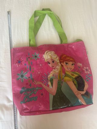 Bolsa grande playa / piscina Frozen Elsa Anna