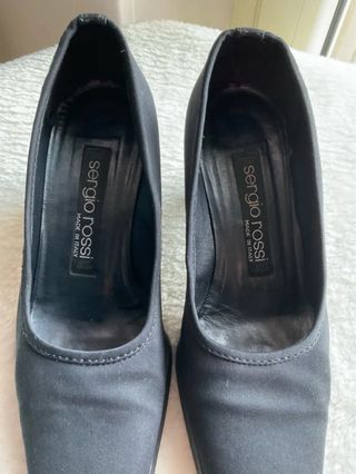 Sergio Rossi - Scarpe nere in tessuto