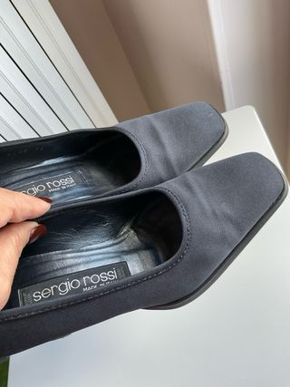Sergio Rossi - Scarpe nere in tessuto