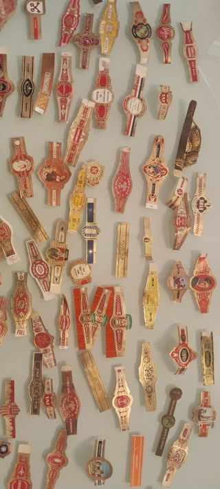 Colección de vitolas de puros, 100 unidades.