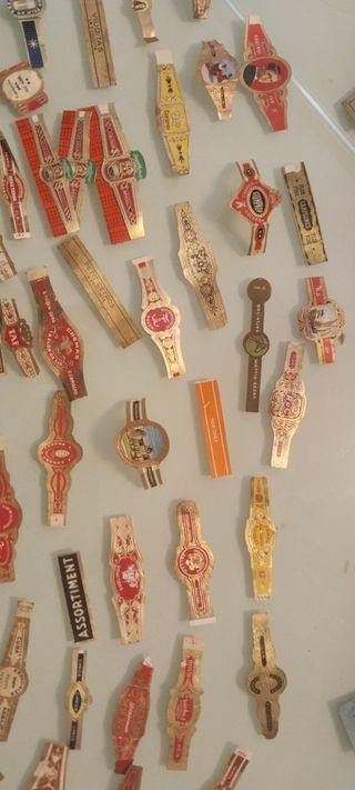Colección de vitolas de puros, 100 unidades.
