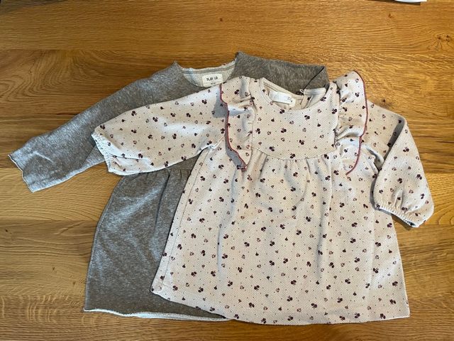 Vestidos niña 18 meses Zara y Play Up.