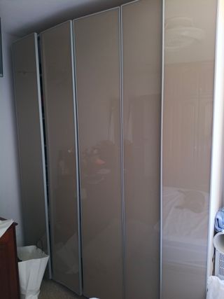 Armario 4 puertas cristal