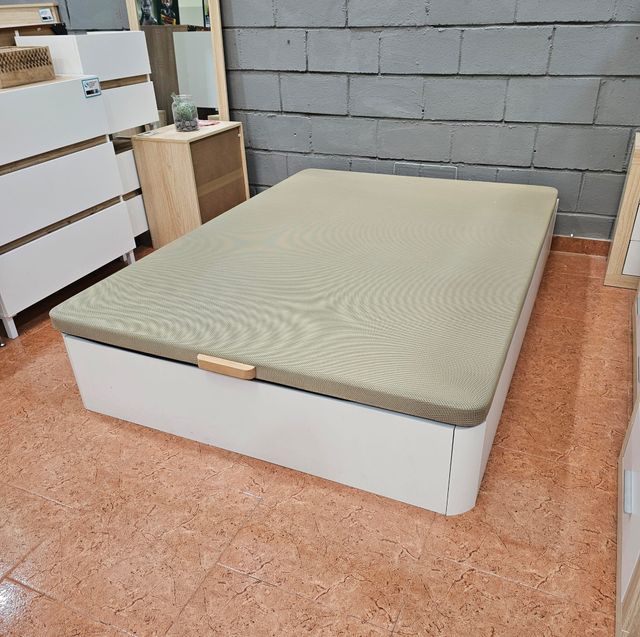 Canapé Matrimonial Blanco - Madera