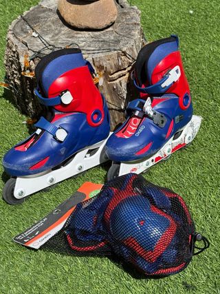 Patines Oxelo + Protecciones talla 34-36