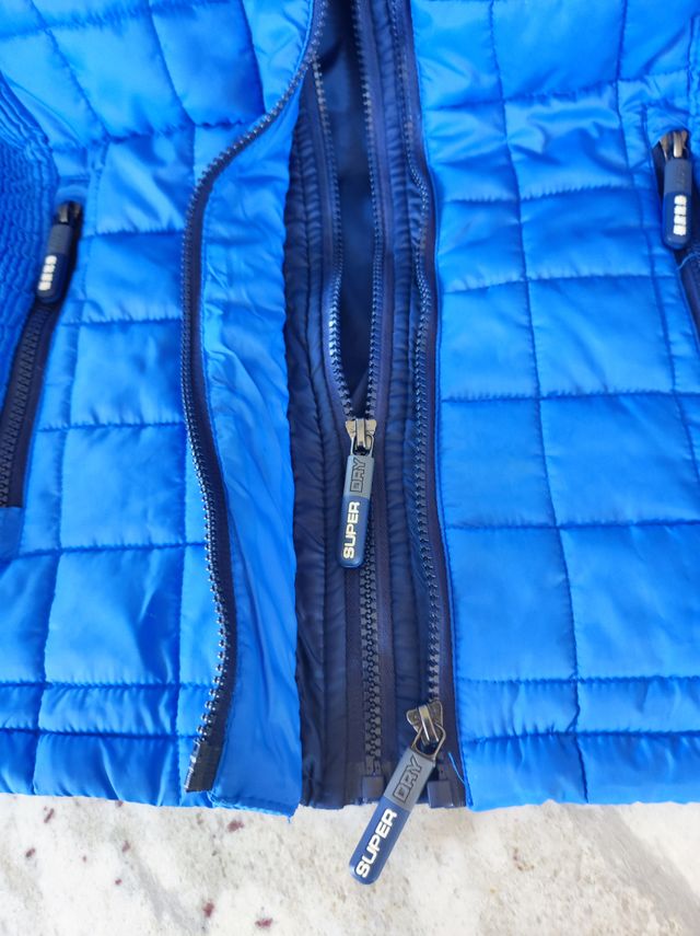 Cazadora acolchada azul - Talla XS