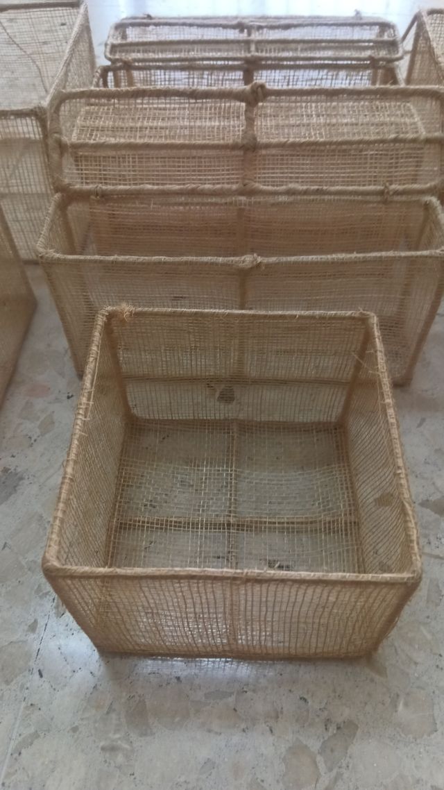 Conjunto 8 cestos organizador escritorio 