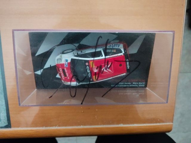 Miniatura Coche Dani Sordo firmada