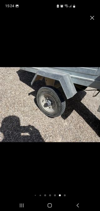 Remolque Erde 102 con capota para carga o perros 