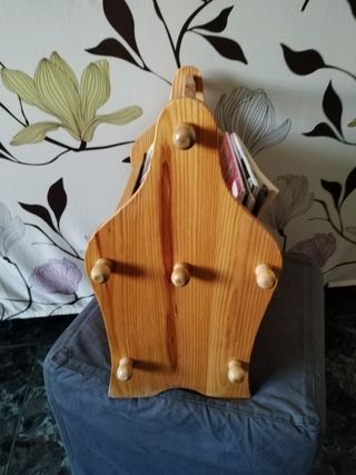 Revistero madera vintage