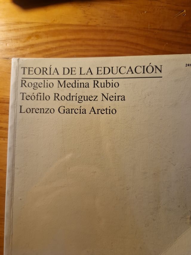 Teoría de la Educación I