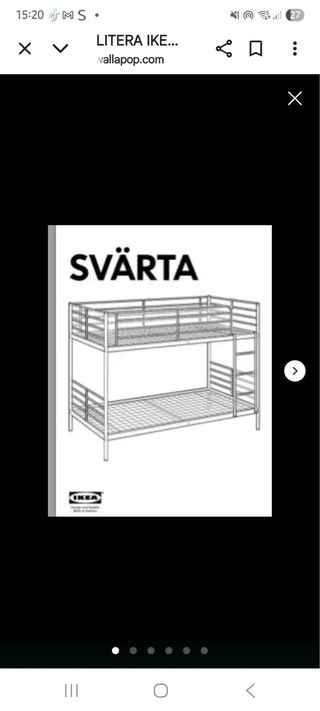 Litera IKEA SVÄRTA - Metalica