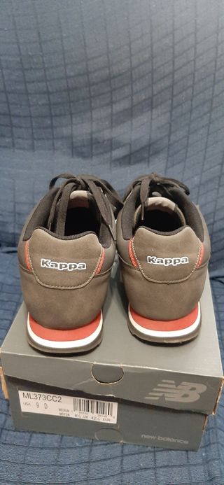 Zapatillas Kappa grises y negras talla 42,5
