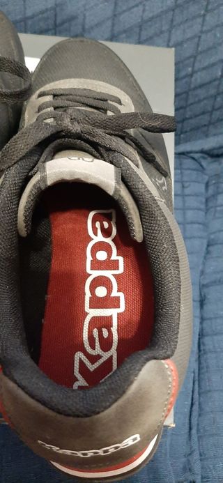 Zapatillas Kappa grises y negras talla 42,5
