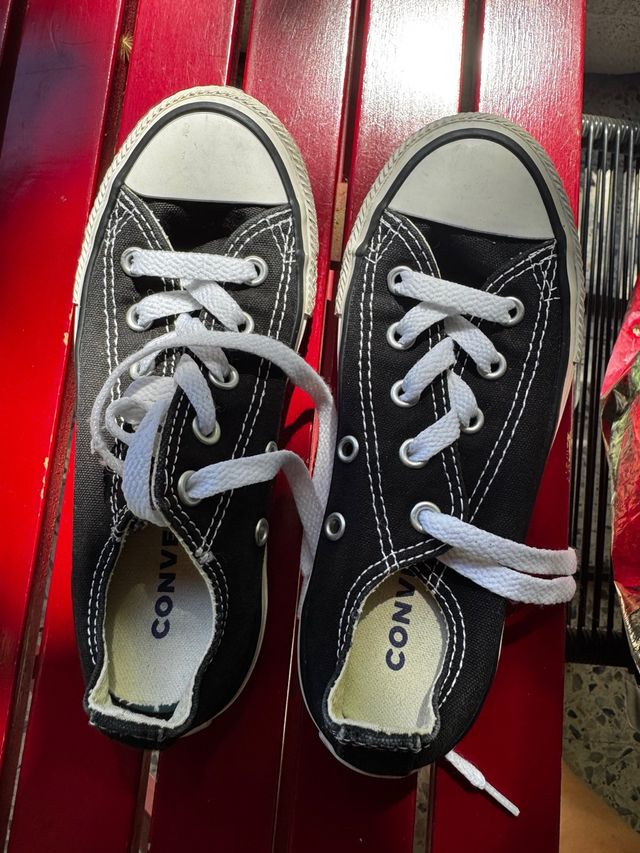 Converse negras niño talla 30