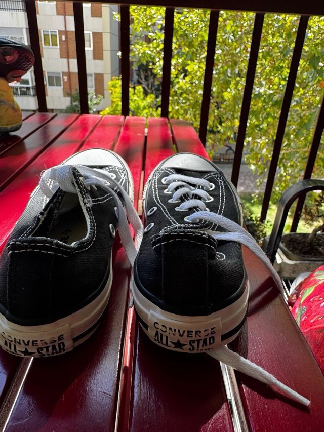 Converse negras niño talla 30