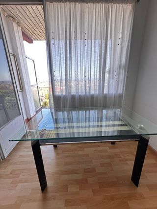 Mesa cristal Grueso moderna - comedor