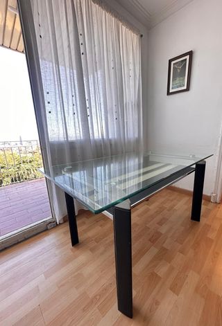 Mesa cristal Grueso moderna - comedor