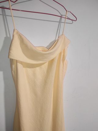 Vestido Zara amarillo talla S