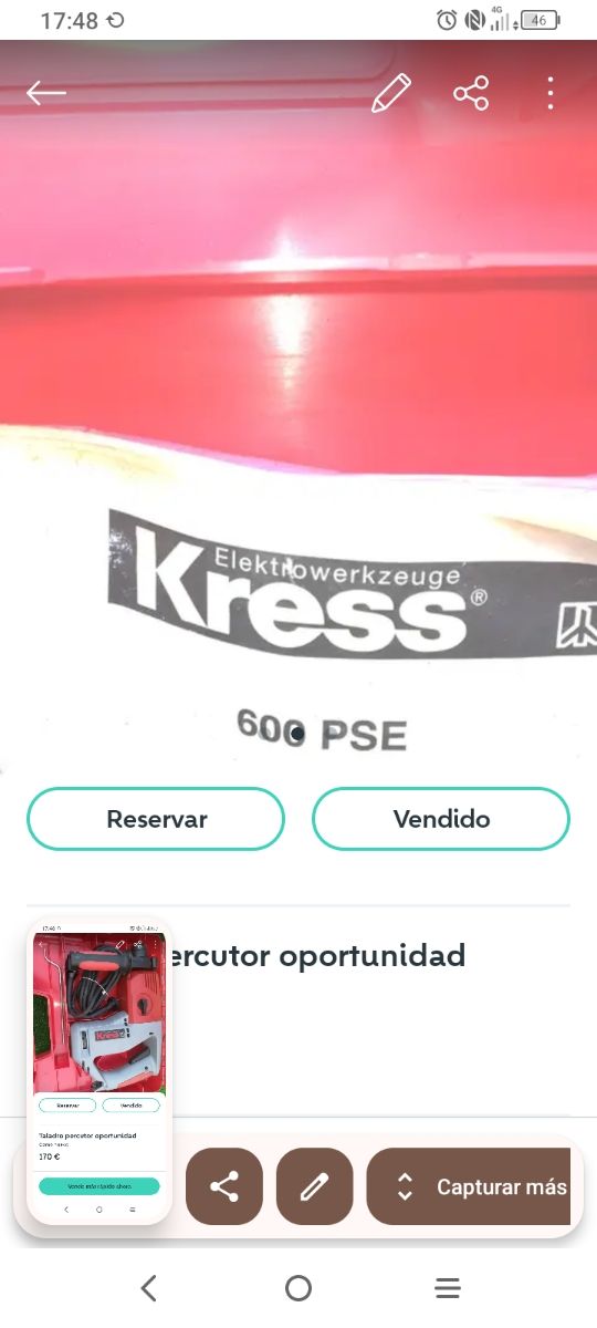 Taladro percutor Kress