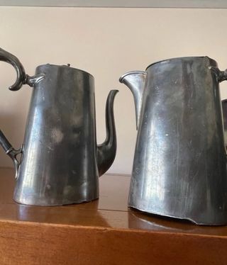 Teteras de plata con sello siglo XVIII