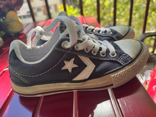 Zapatillas Converse azules niños talla 29