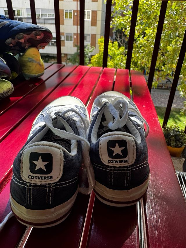 Zapatillas Converse azules niños talla 29