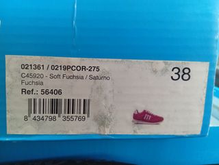 Zapatillas Mustang rosa mujer - 38