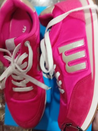 Zapatillas Mustang rosa mujer - 38