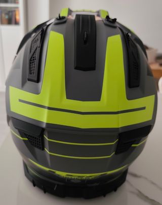 Casco LS2 Pioneer II - Gris/Amarillo Fluo
