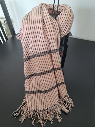 Pañuelo rosa y negro - Talla única