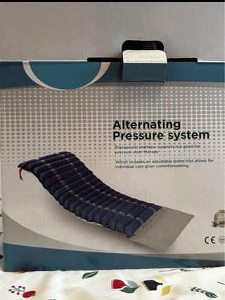 Colchón antiescaras: sistema presión alterna