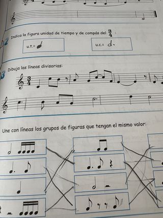 Teoría del lenguaje música al y fichas de ejercici
