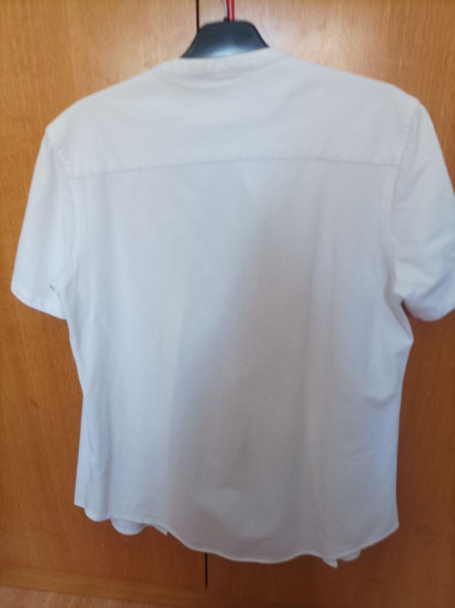 Camisa Zara blanca hombre - talla M