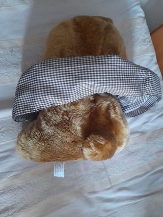 Peluche coniglio marrone vintage