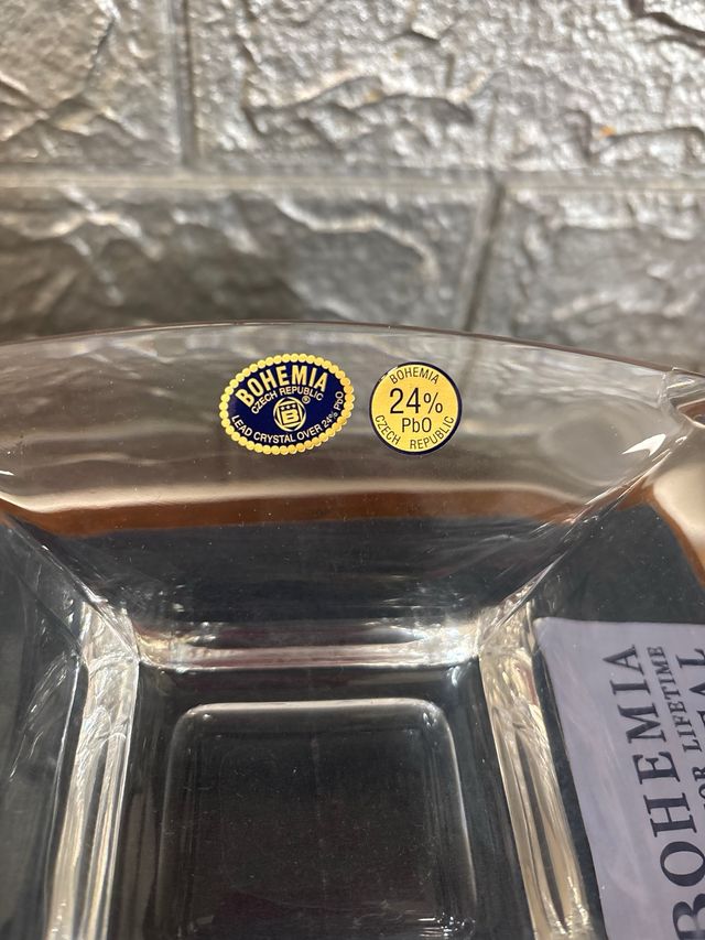 Cenicero Bohemia Cristal 24%PbO